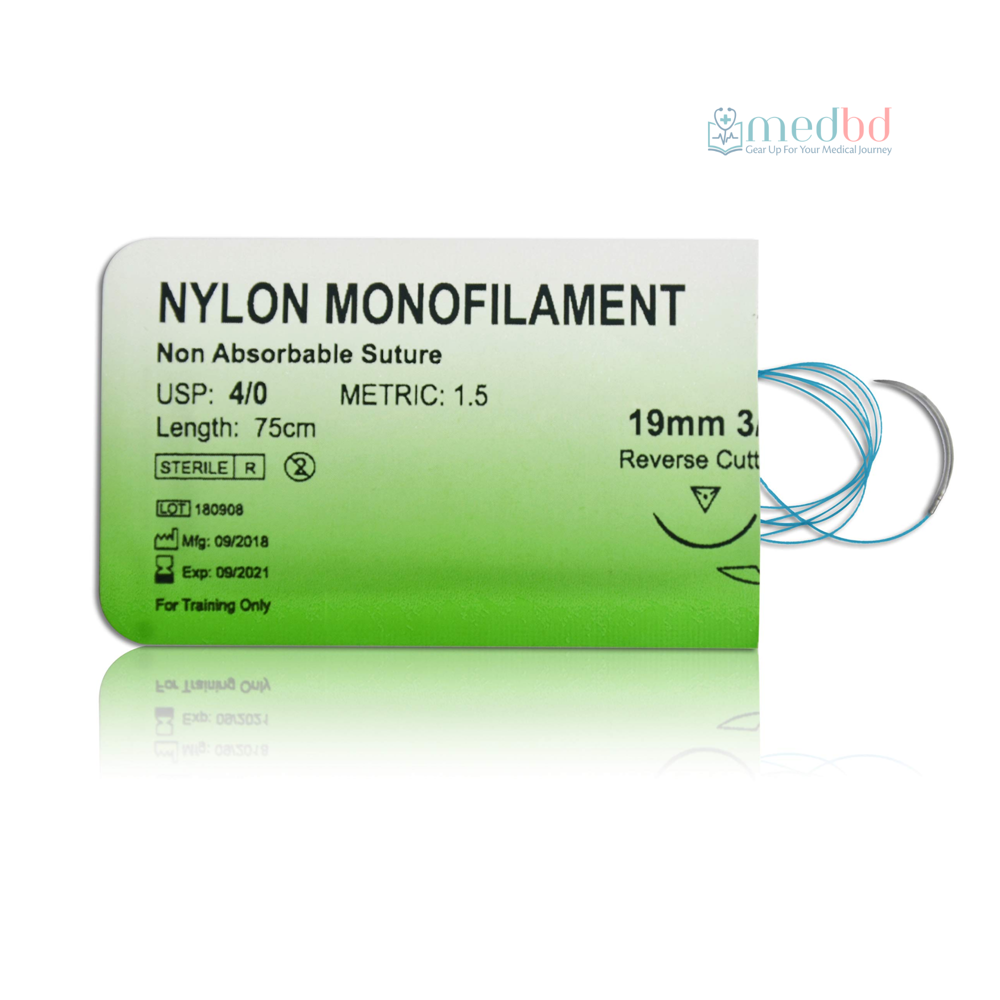 Nylon Monofilament Non-Absorbable Suture